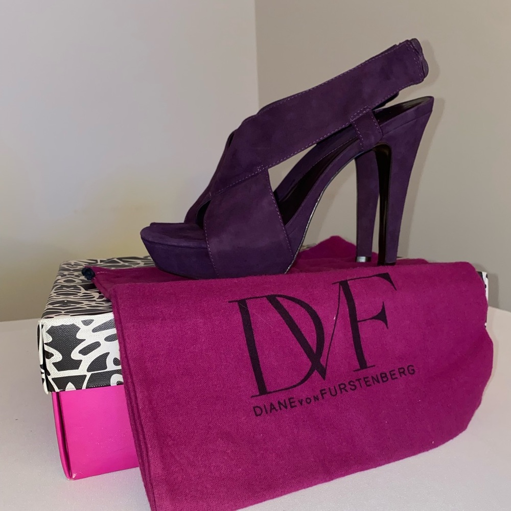 Diane von Furstenberg Suede platform sandal - Brand New never worn